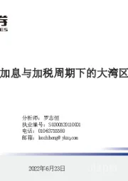 全球加息与加税周期下的大湾区发展