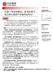 北溪一号扰动频发能源与碳中和专题报告：北溪一号扰动频发，欧洲天然气、电力和大类资产价格何去何从？
