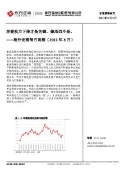 海外宏观每月观察（2022年8月）：拜登权力下降才是关键，佩洛西不是。