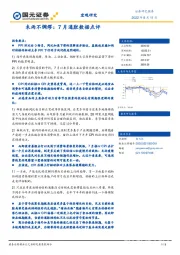 7月通胀数据点评：未雨不绸缪