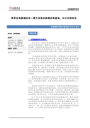 宏观日报：国常会部署稳经济一揽子政策的接续政策措施，加力巩固经济