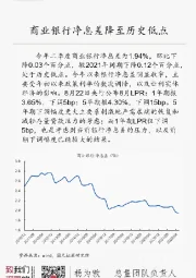 国元总量每日一图：商业银行净息差降至历史低点