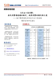 腾景宏观月报：8月全口径消费：居民消费增速稳而略升，政府消费延续民保力度——基于腾景国民经济运行全口径数据