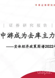 实体经济政策图谱2022年第42期：中游成为去库主力