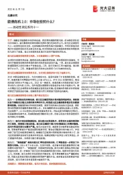 流动性洞见系列十一:欧债危机2.0:市场在担忧什么?