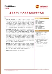 宏观专题：身在其中：从产业角度看全球和我国