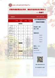 供需两端疫情扰动再现，稳经济政策效果仍需发力