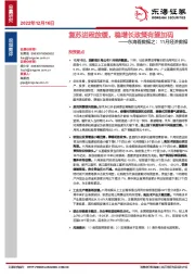 东海看数据之：11月经济数据：复苏进程放缓，稳增长政策有望加码