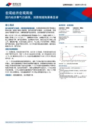 宏观经济宏观周报：国内经济景气仍偏弱，消费领域拖累最显著