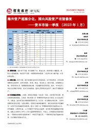资本市场一季报（2023年1月）：海外资产逐渐分化，国内风险资产有望修复