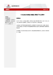 专题报告：1月以来北向资金大幅流入释放了什么信号？