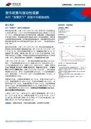 货币政策与流动性观察：央行“双管齐下”投放中长期流动性
