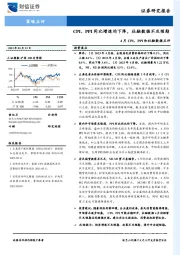 4月CPI、PPI和社融数据点评：CPI、PPI同比增速均下降，社融数据不及预期