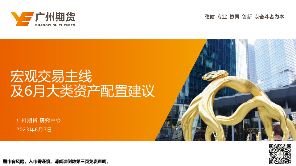 宏观交易主线及6月大类资产配置建议