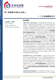 5月金融数据点评：新一轮稳增长政策正在路上