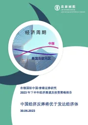 2023年下半年经济展望及投资策略报告：中国经济反弹将优于发达经济体