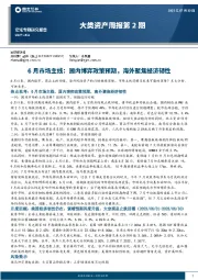大类资产周报第2期：6月市场主线：国内博弈政策预期，海外聚焦经济韧性