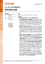 2023年6月外贸数据点评：探因中国出口放缓