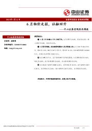 宏观经济周报：6月物价走弱，社融回升