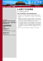 大类资产交易周报：资产走势重返震荡分化