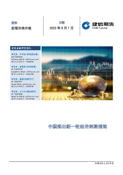 宏观市场月报：中国推出新一轮经济刺激措施