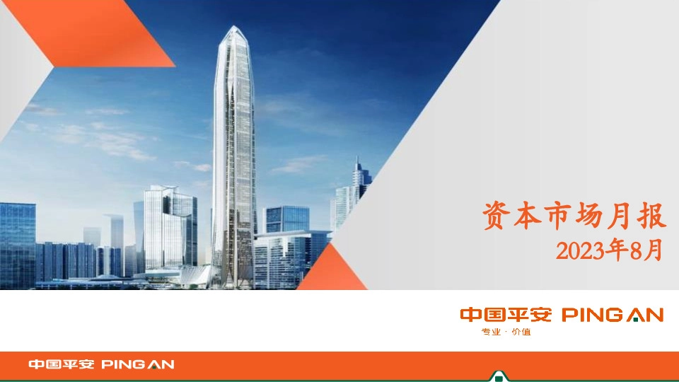 资本市场月报2023年8月