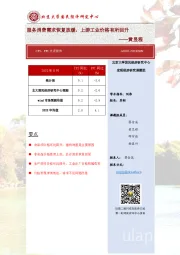 CPI、PPI点评报告：服务消费需求恢复放缓，上游工业价格有所回升
