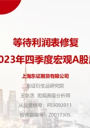 2023年四季度宏观A股展望：等待利润表修复