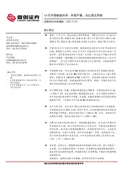 宏观经济分析报告：10月外贸数据点评：外需不振，出口再次回落