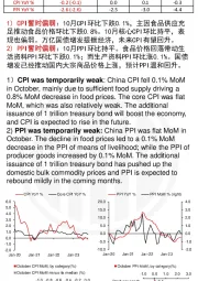 中国10月通胀数据点评
