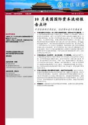 10月美国国际资本流动报告点评：外资连续两月净流出，但逆势加仓中长期美债