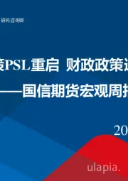 宏观周报：货币政策PSL重启 财政政策适度加力