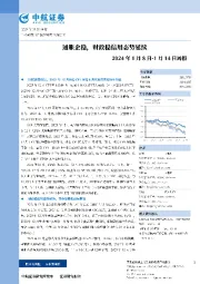 周报：通胀企稳，财政稳信用态势延续