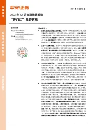 2023年12月金融数据解读：“开门红”能否再现