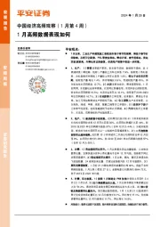 中国经济高频观察（1月第4周）：1月高频数据表现如何