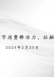 宏观周报 ：春节消费释活力，社融信贷开门红