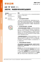 金融“碳”索系列（六）：多措并举，构建国际领先的绿色金融体系