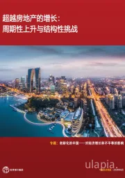 超越房地产的增长:周期性上升与结构性挑战 专题:老龄化的中国——对经济增长和不平等的影响