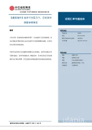 【建投海外】经济下行压力下，日本货币政策举棋难定