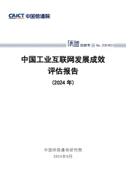 中国工业互联网发展成效评估报告（2024年）