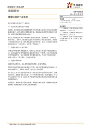 宏观报告：美国大选的三点思考