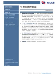 PMI背后的结构性机会