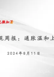 宏观周报：通胀温和上涨