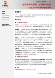中国2024年8月经济数据图景：经济结构转型期，政策稳中求进