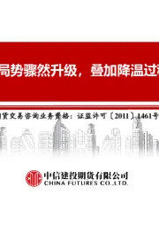 中东地缘局势骤然升级，叠加降温过程推涨TTF