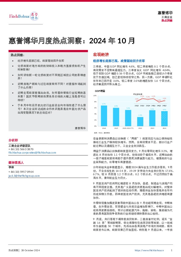 月度热点洞察：2024年10月