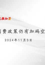 促消费政策仍有加码空间