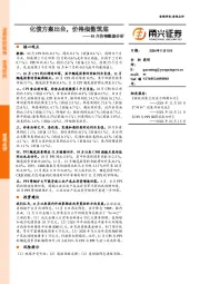 10月价格数据分析：化债方案出台，价格指数筑