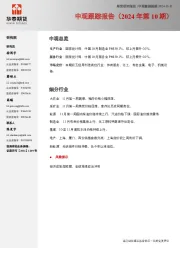 中观跟踪报告（2024年第10期）