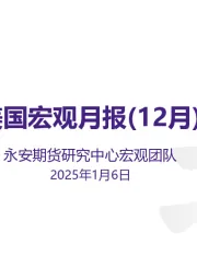 美国宏观月报（12月）